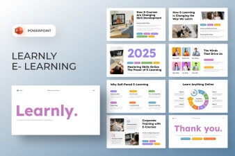 E-Learning PowerPoint Template